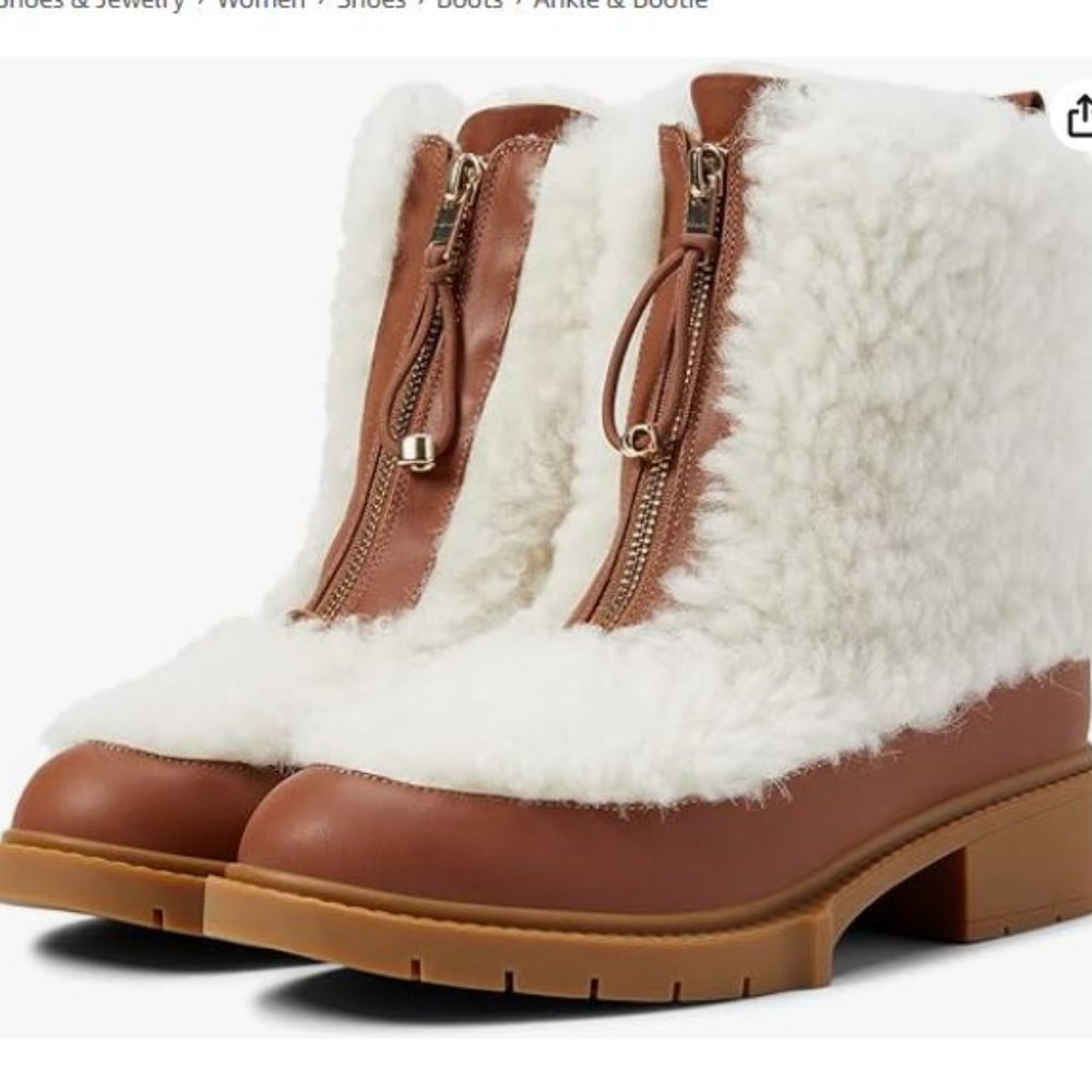 COACH Leona Shearling Boot - Only worn once, mint condition